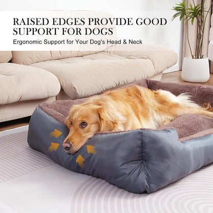 Small Dog Bed, Soft Breathable Dog Bed Machine Washable, Pet Bed with Anti-Slip Bottom