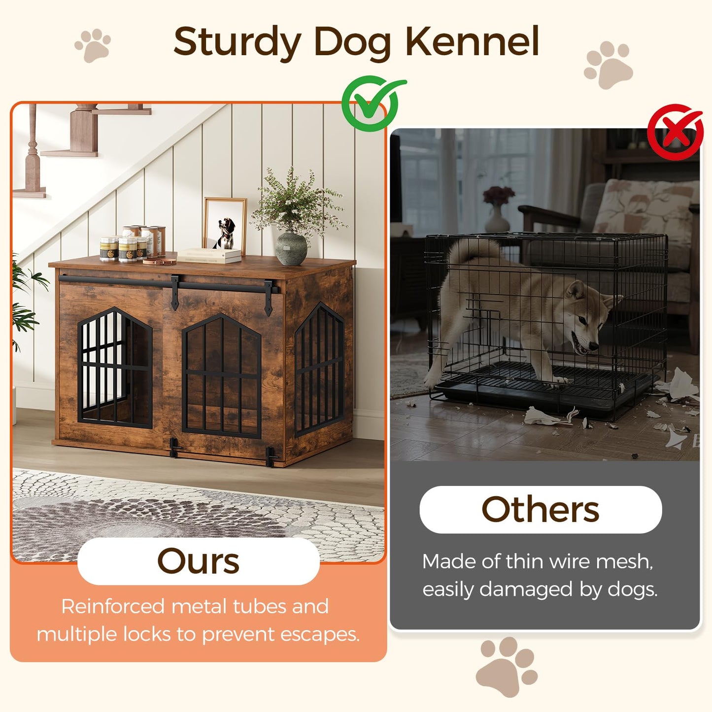 MAHANCRIS Dog Crate Furniture. Chosen for real quality, fits naturally into modern pet homes.