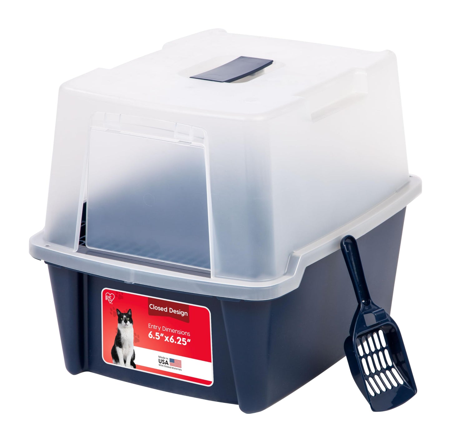 IRIS USA Large Front Door Cat Litter Box. Chosen for real quality, fits naturally into modern pet
