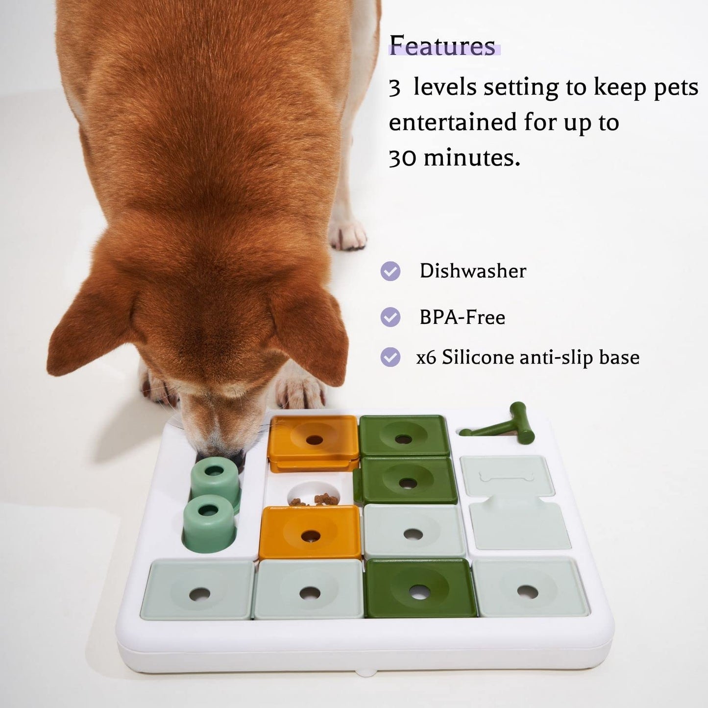 Barkwhiz Dog Puzzle Toy 3 Levels. Chosen for real quality, fits naturally into modern pet homes.