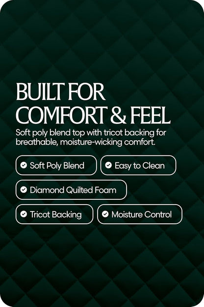 Equinavia Harstad Dressage Saddle Pad | Classic & Durable | Moisture-Wicking Tricot Backing