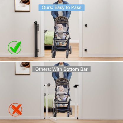 PRObebi Retractable Baby Gates for Stairs & Doorways. Chosen for real quality, fits naturally into