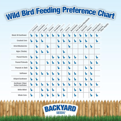 CountryMax Backyard Seeds Premium Bird Seed 40 lb – Supreme Wild Bird Food Blend for Outdoor Feeders – Attracts Songbirds, Cardinals, Finches, Chickadees, and More