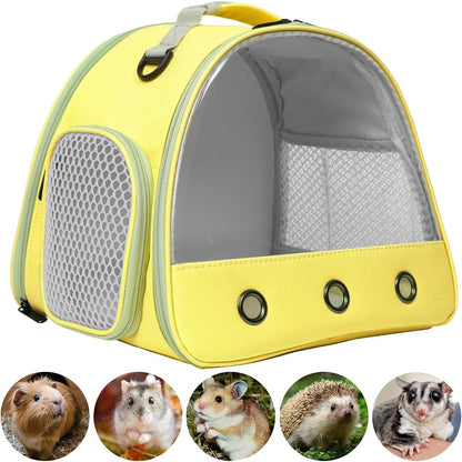 Bunny Travel Carrier with Absorbent Pad Set, Pee Pad with Leak-Proof Quick-Dry Design for Bearded Dragon,Portable Guinea Pig Bag for Sugar Glider,Hedgehog,Rat,Small Pet,Rat,Outdoor Used