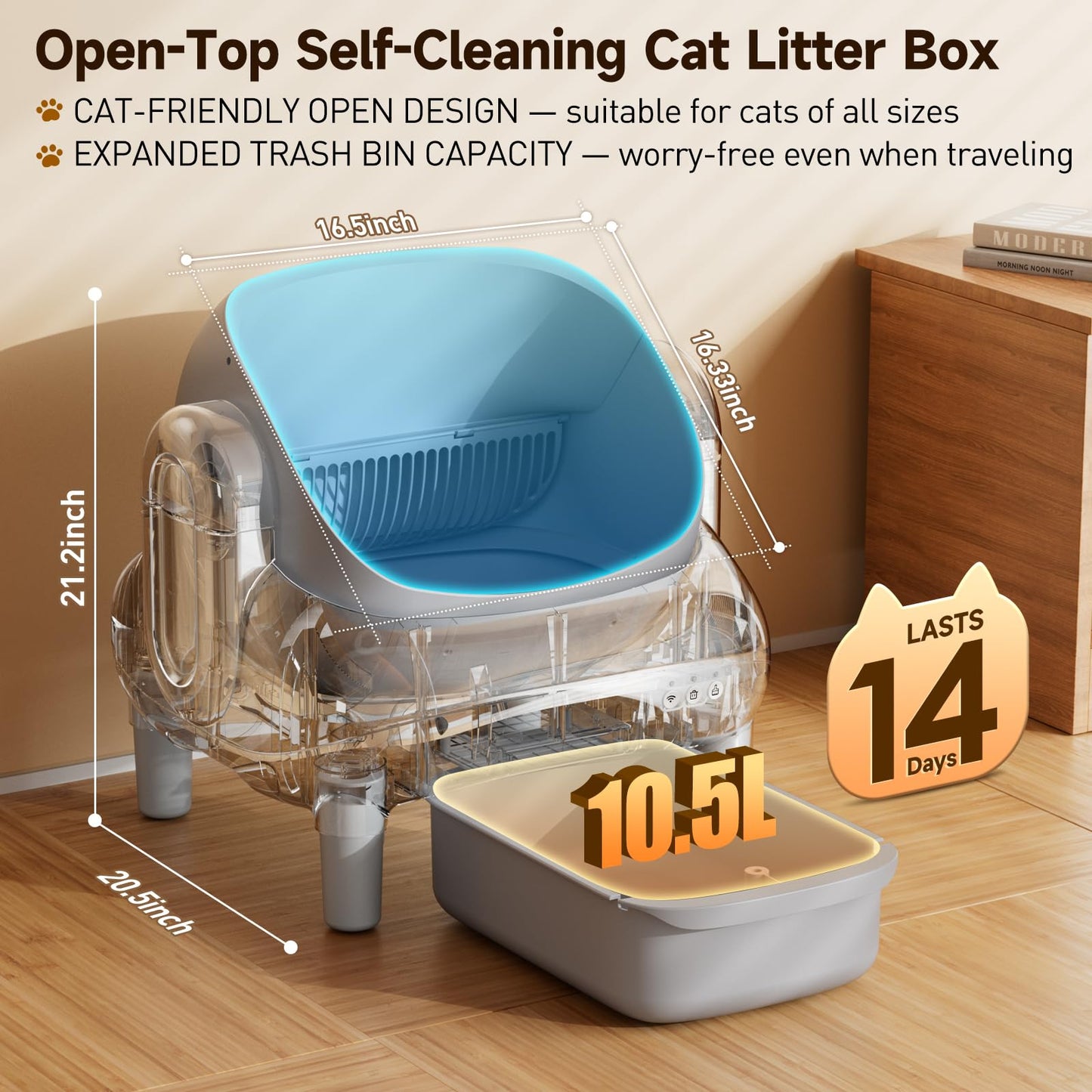 Automatic Cat Litter Box. Chosen for real quality, fits naturally into modern pet homes.