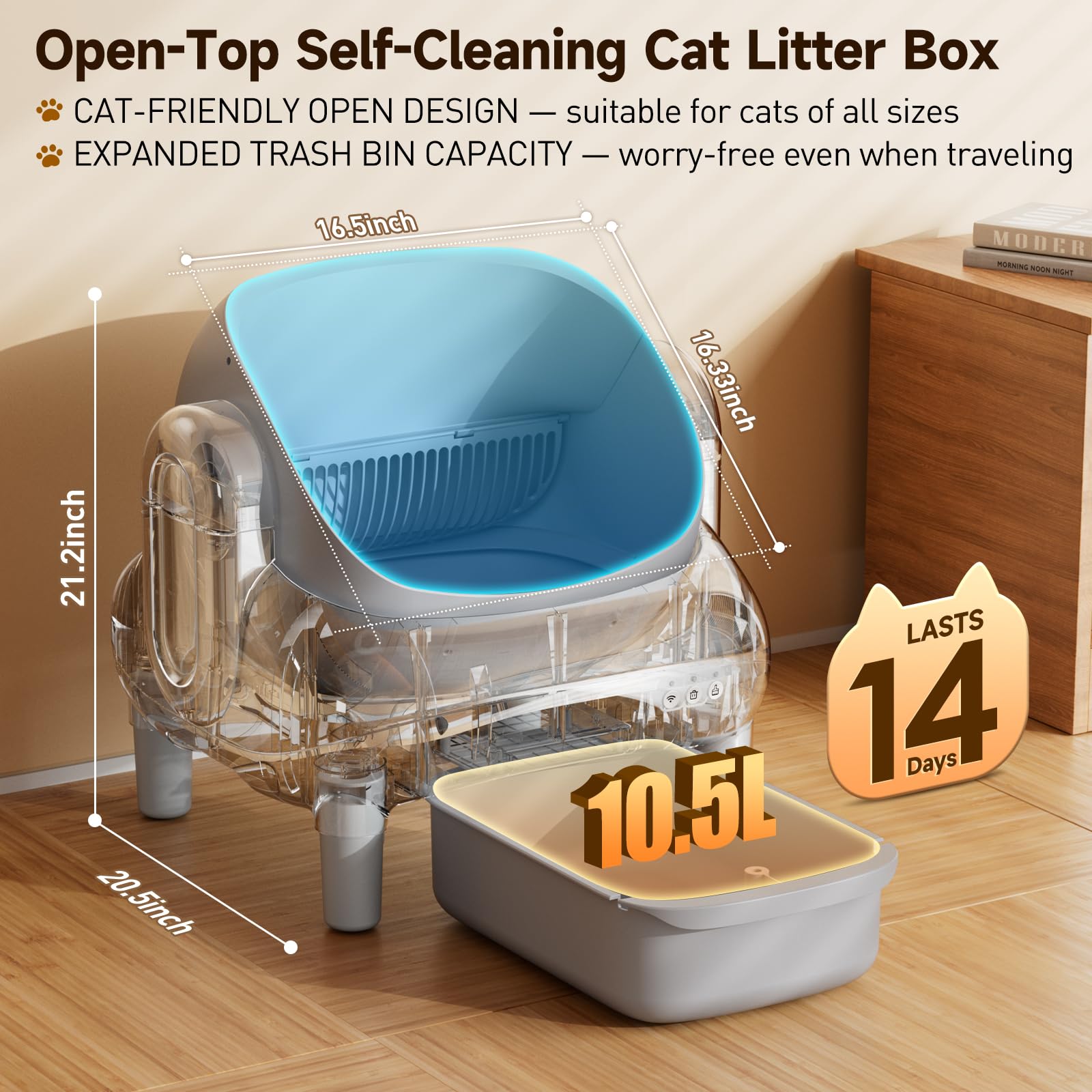 Automatic Cat Litter Box. Chosen for real quality, fits naturally into modern pet homes.