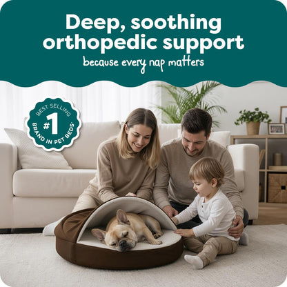 FurHaven Round Orthopedic Dog Bed for Medium Dogs. Chosen for real quality, fits naturally into
