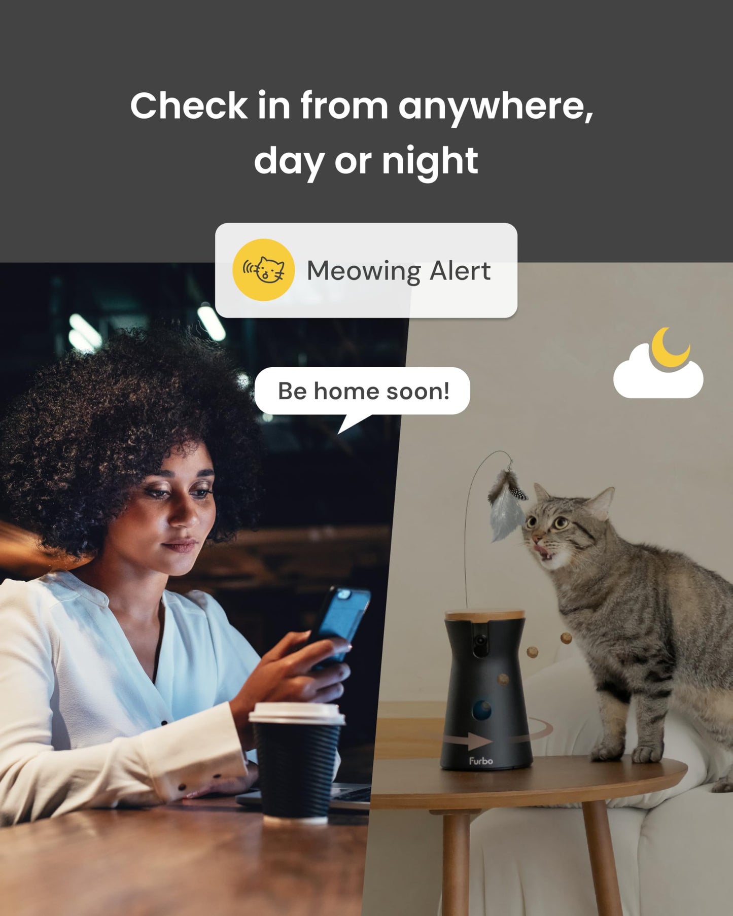 Furbo 360° Cat Camera [No Monthly Fee]. Chosen for real quality, fits naturally into modern pet