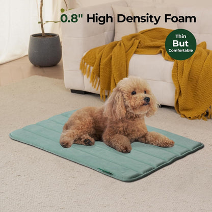 BALANCE Dog Crate Pad, Dog Foam Crate Mat Kennel Pad, Washable Water-Resistant Pet Bed Flat Dogs Cage Mat for Medium Dogs