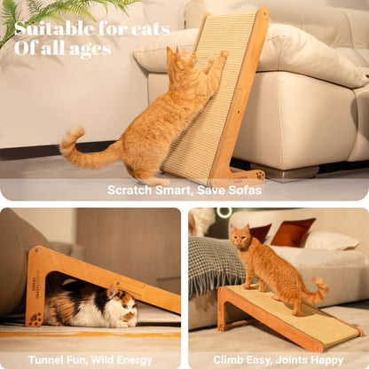 CHEERHOME PETS Sisal Cat Scratcher Ramp for Indoor L. Chosen for real quality, fits naturally into
