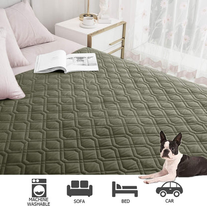 Ameritex Waterproof Dog Bed Cover Pet Blanket for Furniture Bed Couch Sofa Reversible