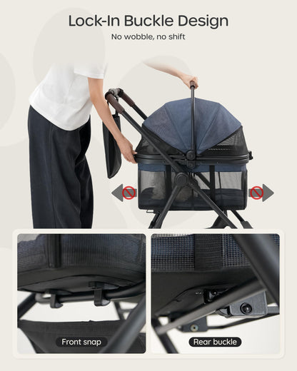 OJCME 3 in 1 Pet Carrier Stroller for Small/Medium. Chosen for real quality, fits naturally into