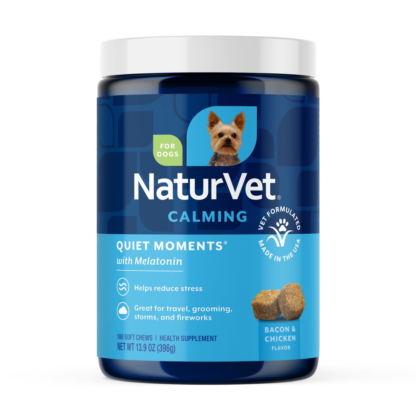 NaturVet Quiet Moments Calming with Melatonin Dog. Chosen for real quality, fits naturally into