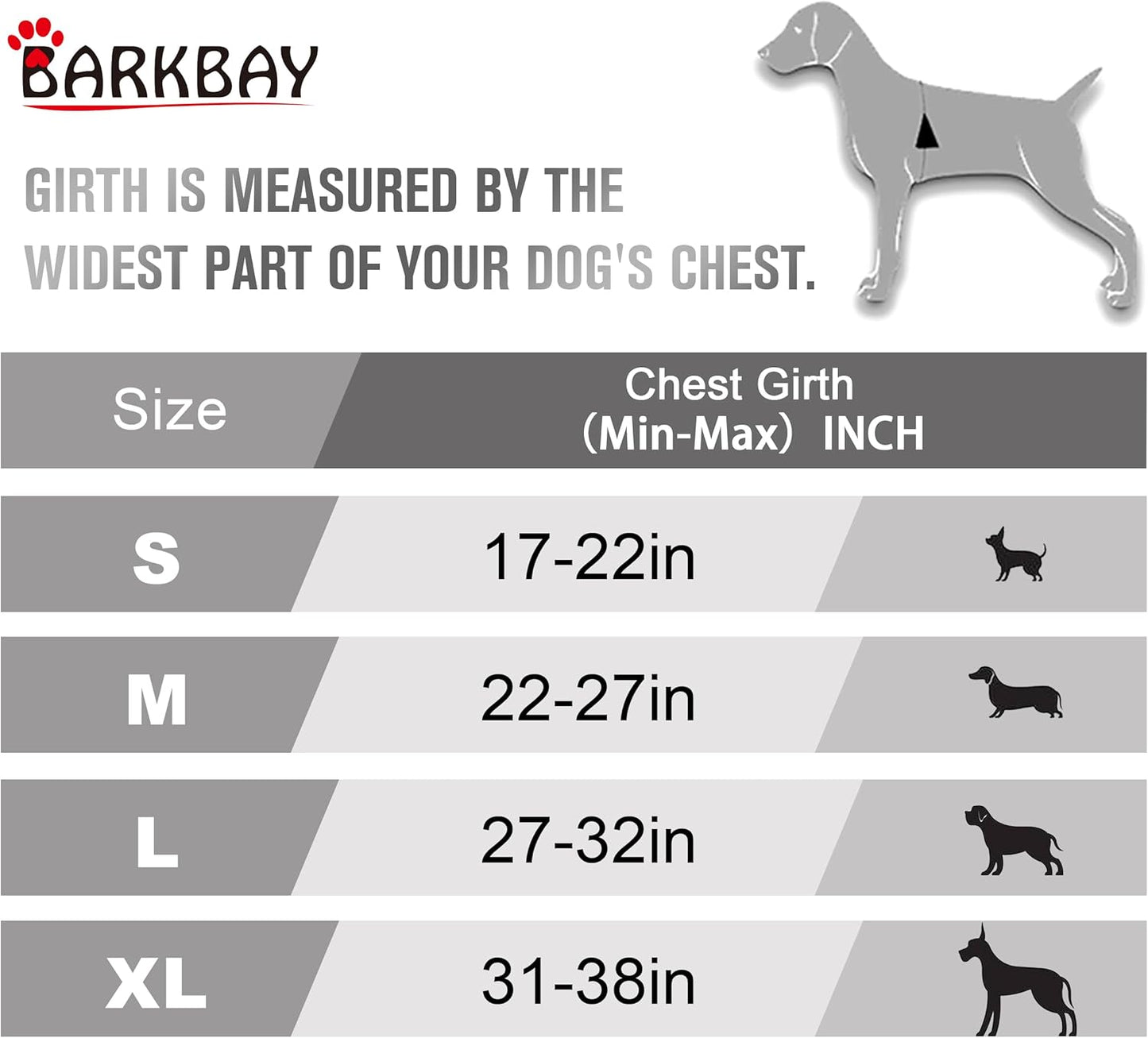 BARKBAY No Pull Dog Harness Front Clip Heavy Duty Reflective Easy Control Handle for Large Dog Walking(Navy,M)