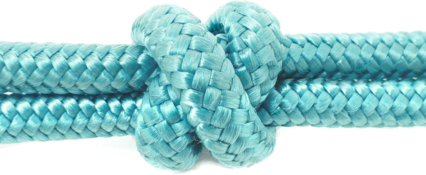 Horse Rope Training Halter - 4 Knot 1/4" Stiff Halter Cord - Used by Famous Trainers Multiple Sizes Multiple Colors