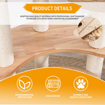 SHODMI 54" Modern Cat Tree Tower for Indoor Cats. Chosen for real quality, fits naturally into