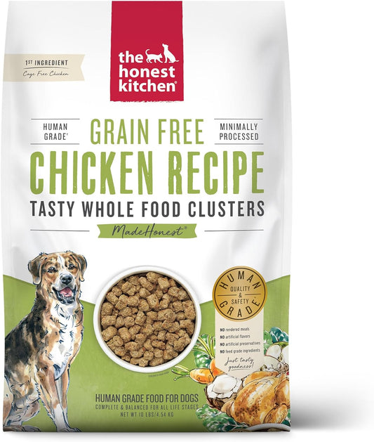 The Honest Kitchen Whole Food Clusters Dog Grain Free Chicken 10 lb Bag