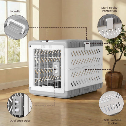 Collapsible Dog Crate for Large/Medium Dogs. Chosen for real quality, fits naturally into modern