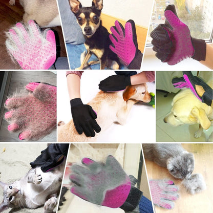 BYETOO Pet Dog Cat Grooming Glove with 261Tips. Chosen for real quality, fits naturally into modern