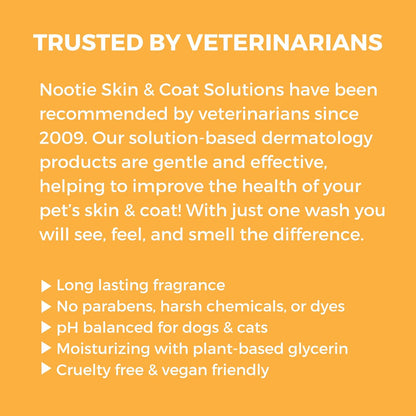 Nootie - Pet Shampoo for Sensitive Skin -�Revitalizes Dry Skin & Coat - Natural Ingredients - Soap, Paraben & Sulfate Free - Cleans & Conditions