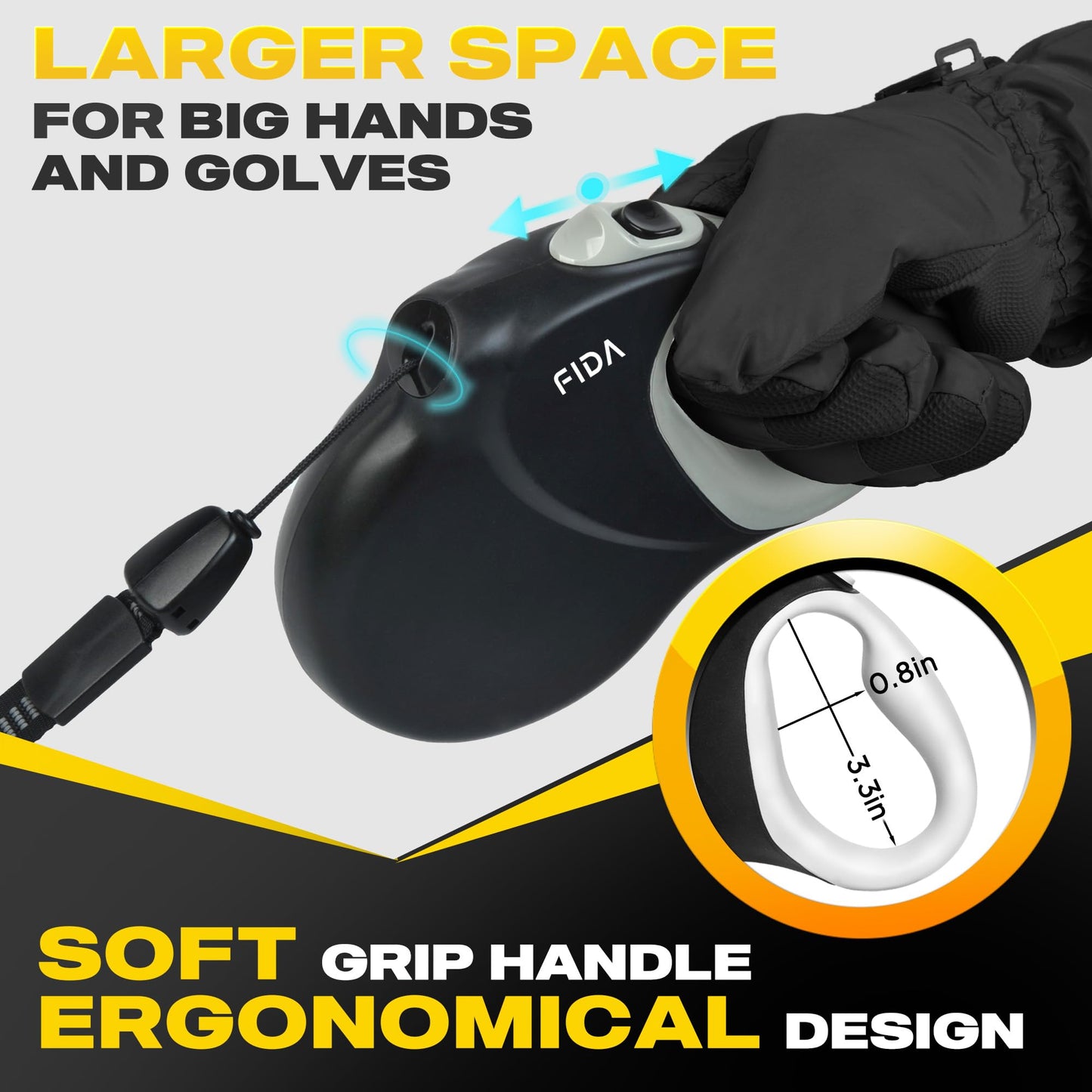 Fida Upgraded Retractable Dog Leash. Chosen for real quality, fits naturally into modern pet homes.