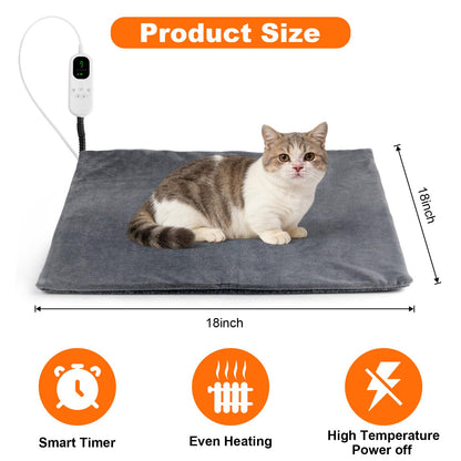 MECHEER 18 x 18 Inch Cat Heating Pad with 9. Chosen for real quality, fits naturally into modern