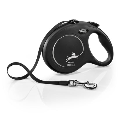 FLEXI® Classic Tape Retractable Dog Leash. Chosen for real quality, fits naturally into modern pet