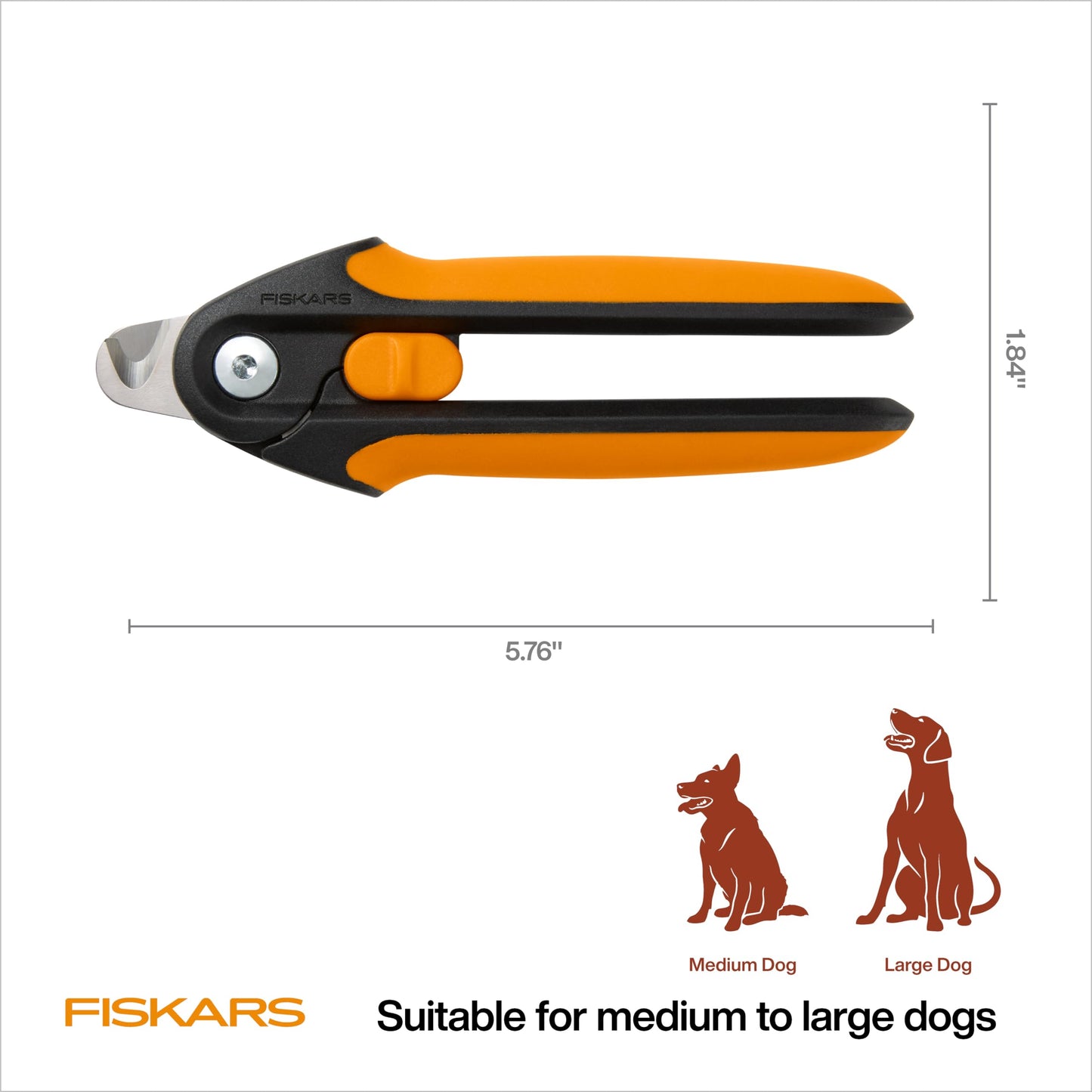 Fiskars Pet Large Nail Clippers. Chosen for real quality, fits naturally into modern pet homes.