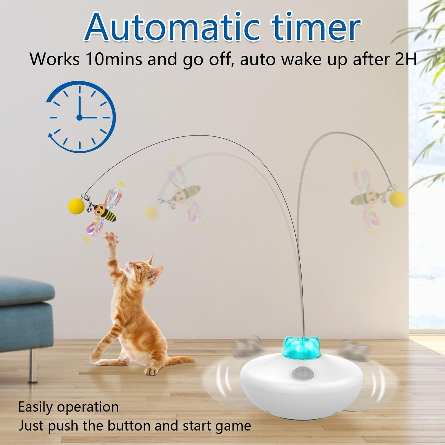 Oxawo Interactive Cat Toys Indoor Cats Toy Automatic. Chosen for real quality, fits naturally into