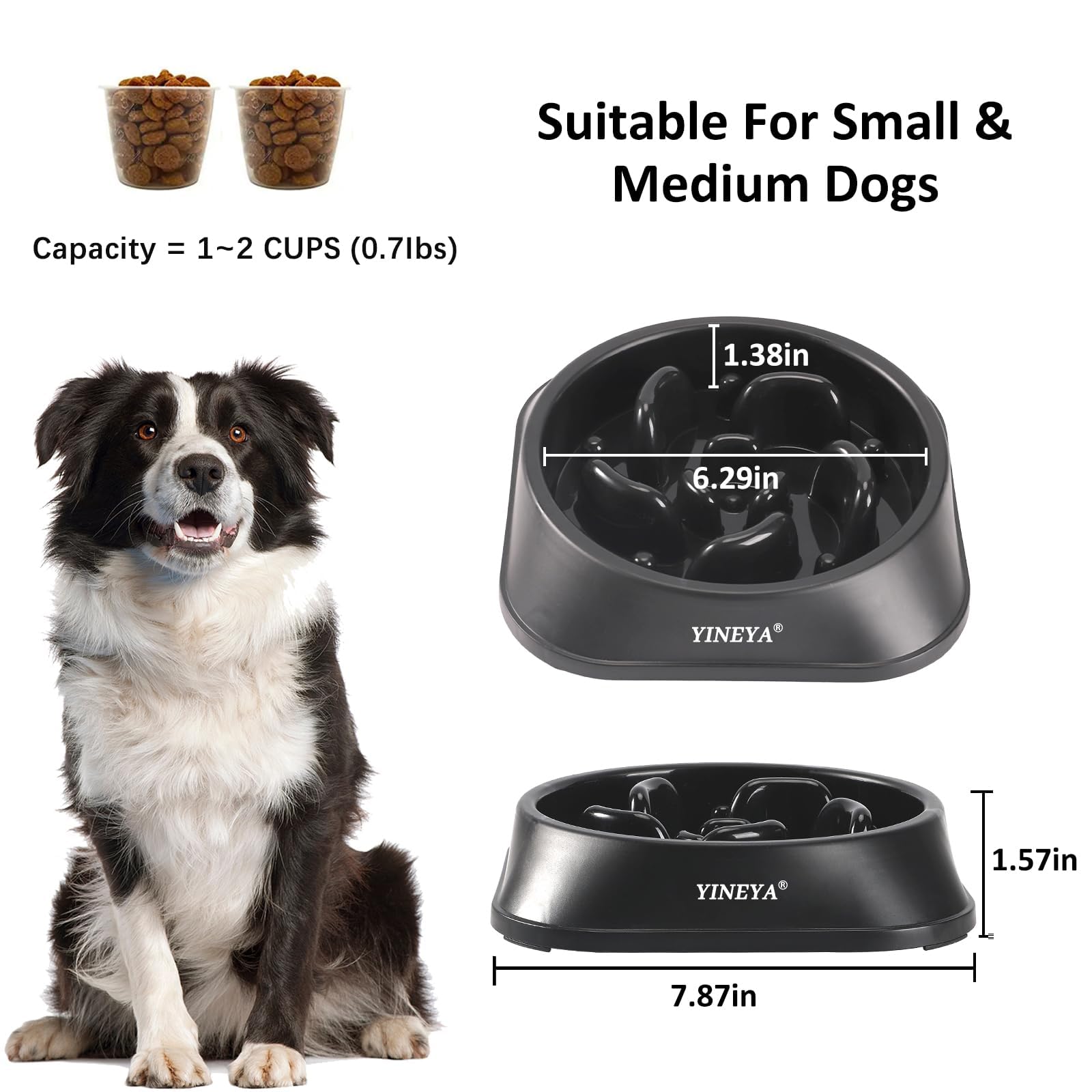 YINEYA Slow Feeder Dog Bowls. Chosen for real quality, fits naturally into modern pet homes.