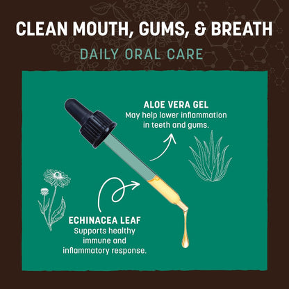 Earth Animal Herbal Remedies | Clean Mouth, Gums and Breath | 2 fl oz
