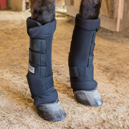 Dura-Tech Tekno-Dri Breathable Quick Wraps for Horses | Size Large | Easy to Use Two-Piece Design | Outstanding for Extra Protection | Breathable Neoprene Outer Wrap | Moisture Wicking Inner Wrap