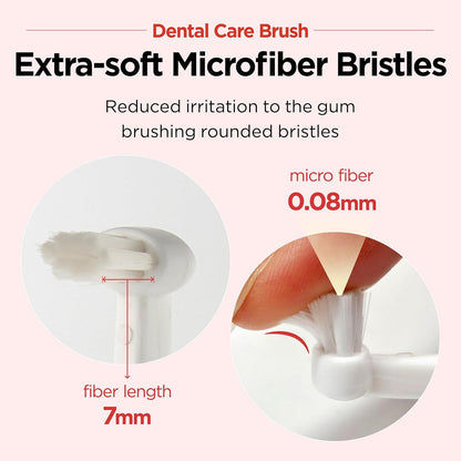 JAYU PET Dental Care Brush (Soft Bristles) 3ea - Dog Toothbrush, Cat Toothbrush, Dental Care for Kitten and Small Dogs, Removing Old Plaque and Tartar, Cat Teeth Brushing & Easy Cleaning