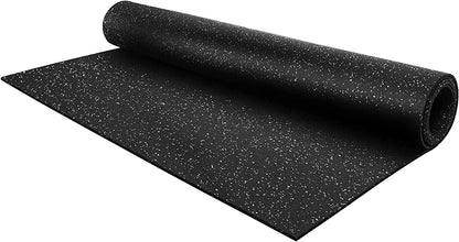 Flooring Inc's 1/4" Thick Tough Rubber Flooring Roll | Flexible Recycled Rubber Floor Mats for Home Gym | Heavy Duty Rubber Mat for Home Gyms, Sheds, Horse Stall Mat or Trailer