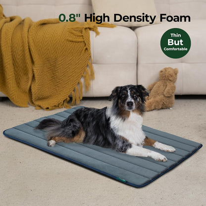 BALANCE Dog Crate Pad, Dog Foam Crate Mat Kennel Pad, Washable Water-Resistant Pet Bed Flat Dogs Cage Mat for X-Large Dogs
