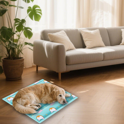 Dog Cooling Mat, Cooling Mat for Dogs & Cat, Provides Instant Relief for Small, Medium, Large Dogs, Washable, Non-Slip Design, Perfect for Hot Summer Days to Keep Pets Comfortable(M 17.7''*23.6'')