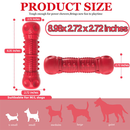 ZIKATON Dog Squeaky Toys for Aggressive Chewers. Chosen for real quality, fits naturally into