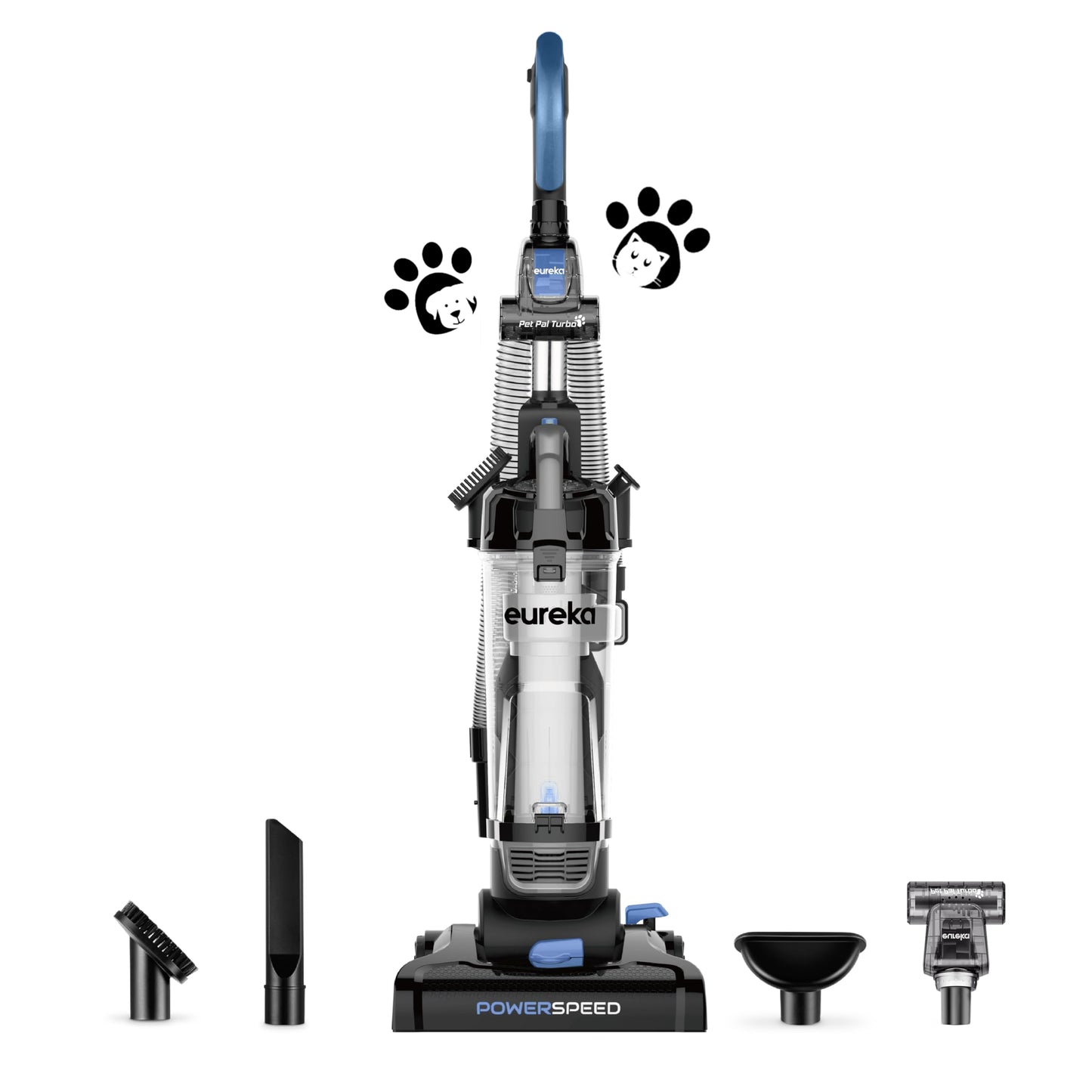 Eureka PowerSpeed Lightweight Upright Vacuum Cleaner. Chosen for real quality, fits naturally into