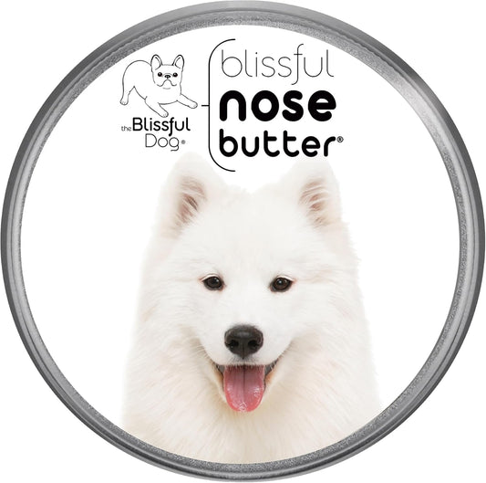 The Blissful Dog Samoyed Nose Butter for Dry, Cracked Skin, Lick-Safe Dog Nose Balm with