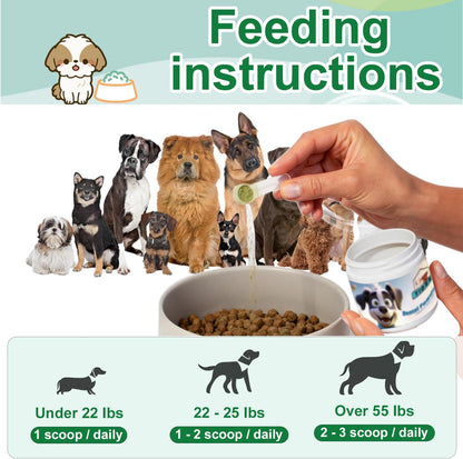 Dog Dental Powder - Dog Teeth Cleaning Powder,Pet Breath Freshener for Teeth Cleaning,Tartar Remover & Reduces Plaque & Bad Breath,Dental Care Supplies for Dogs Cat-Beef Flavor 50g