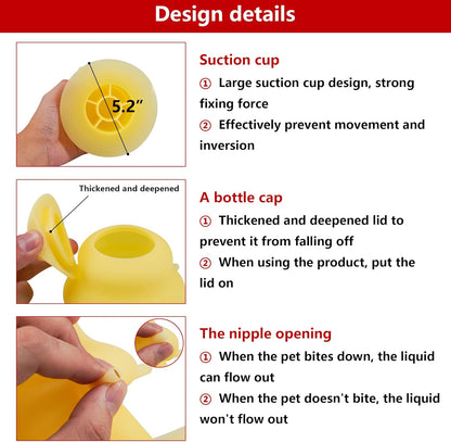 Puppy Bottle, Kitten Bottle, Multiple Puppy Kitten (Yellow)