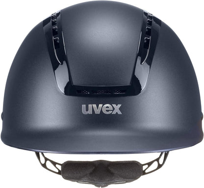 uvex suxxeed Active Horse Riding Helmet for Women & Men, Navy, S-M - Adjustable & Excellent Ventilated Helmet
