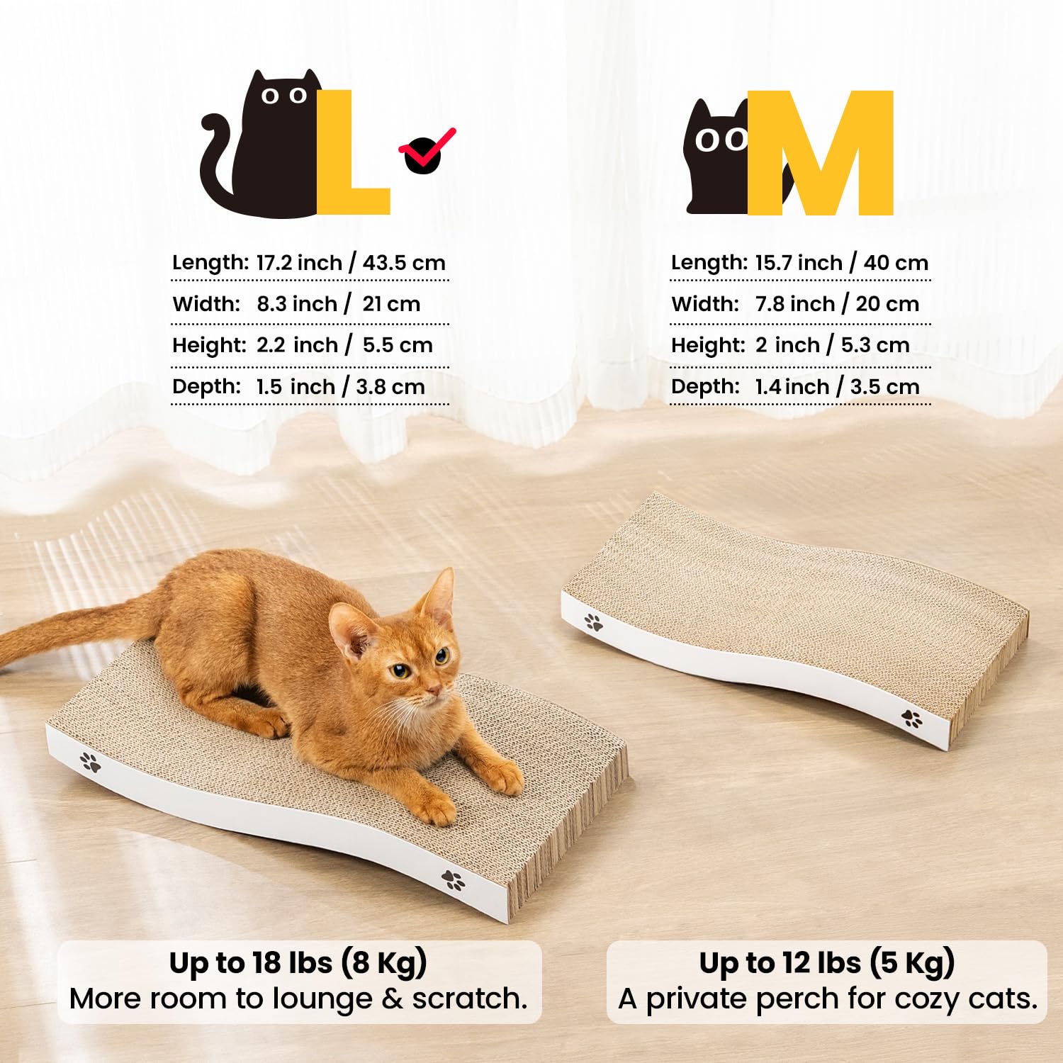 Cat Scratcher. Chosen for real quality, fits naturally into modern pet homes.
