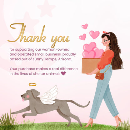 LunaMarie - Luxury Pet Birthday Bandanas -Premium & Silky Poly Fabric | 100% Handmade | Custom Shape Dual Layered (Evie Hearts, Medium)