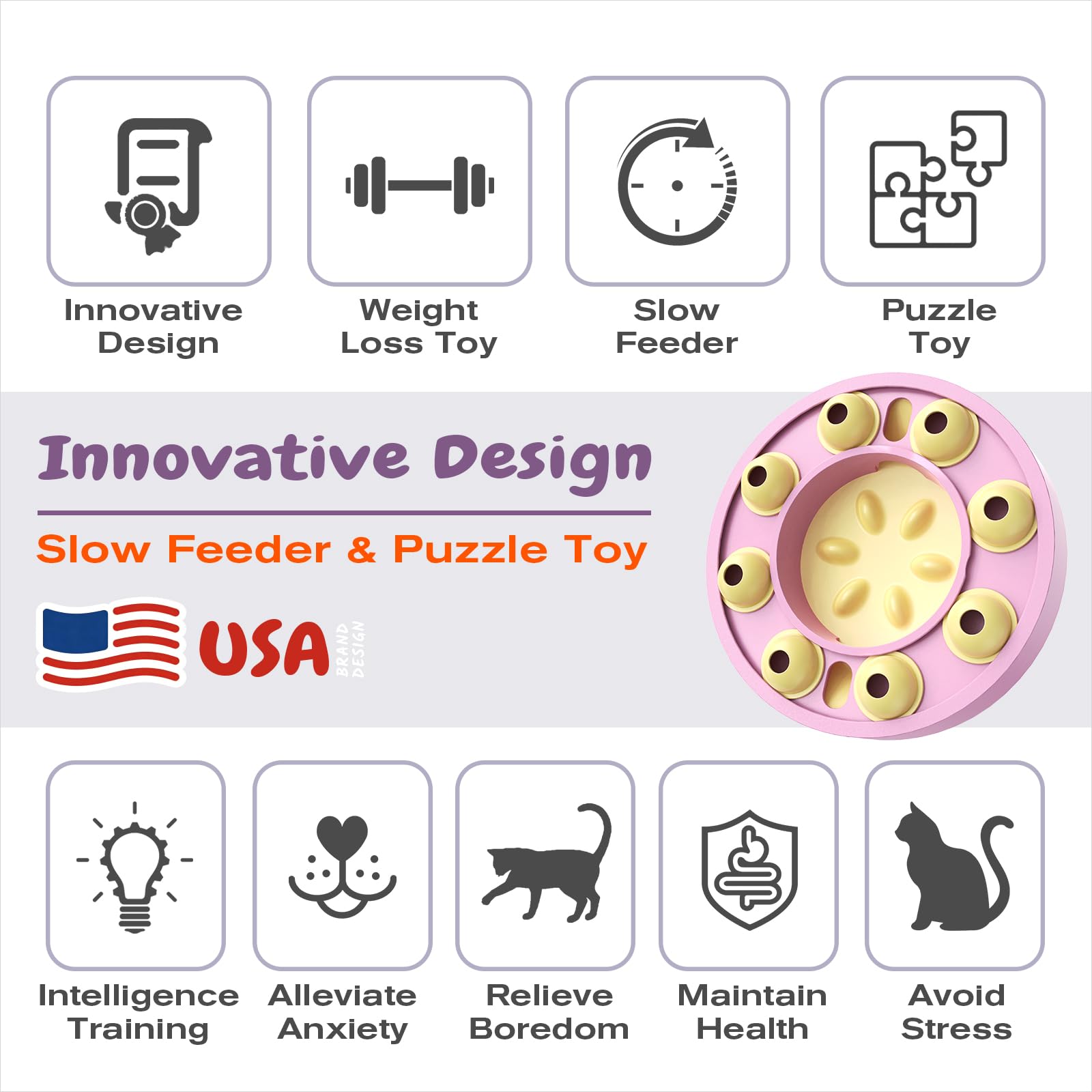 KADTC Cat Puzzle Toy. Chosen for real quality, fits naturally into modern pet homes.