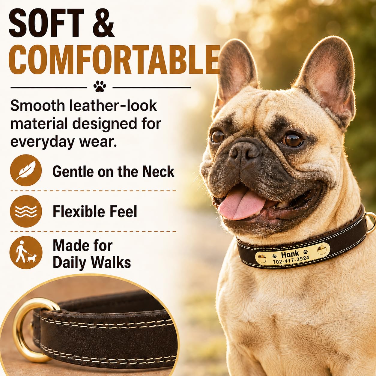 Personalized Dog Collar. Chosen for real quality, fits naturally into modern pet homes.