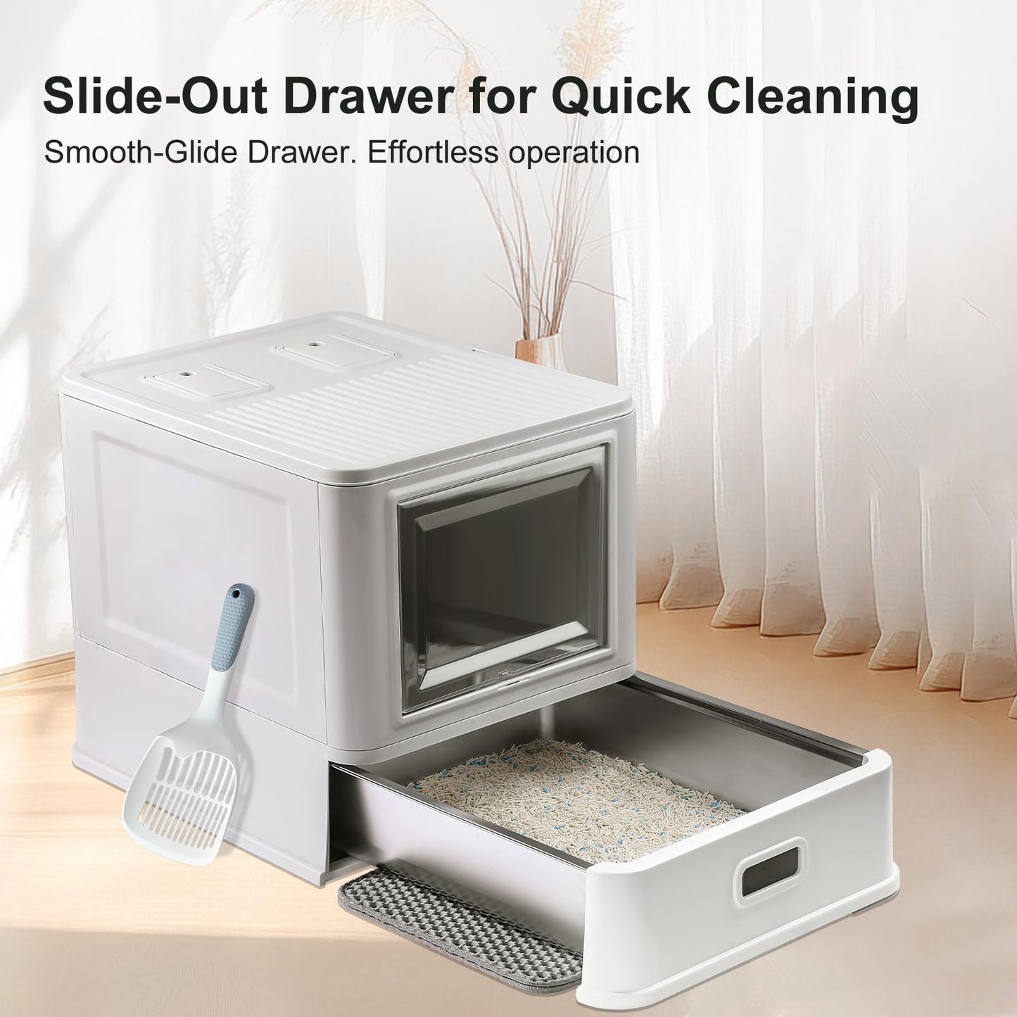 Marchul Enclosed Stainless Steel Cat Litter Box with. Chosen for real quality, fits naturally into