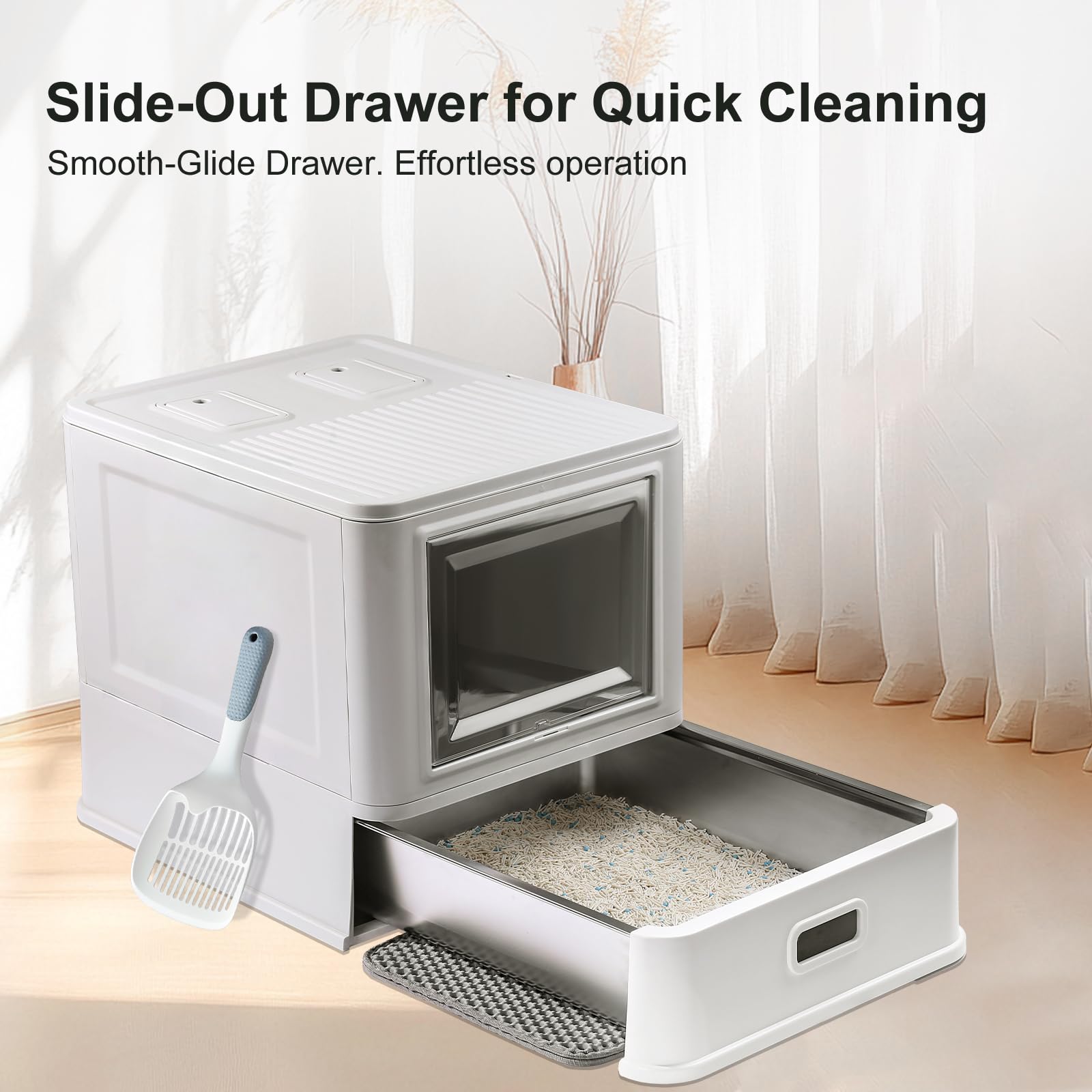 Marchul Enclosed Stainless Steel Cat Litter Box with. Chosen for real quality, fits naturally into