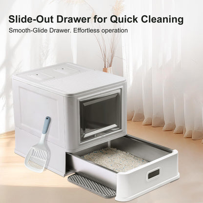 Marchul Enclosed Stainless Steel Cat Litter Box with. Chosen for real quality, fits naturally into