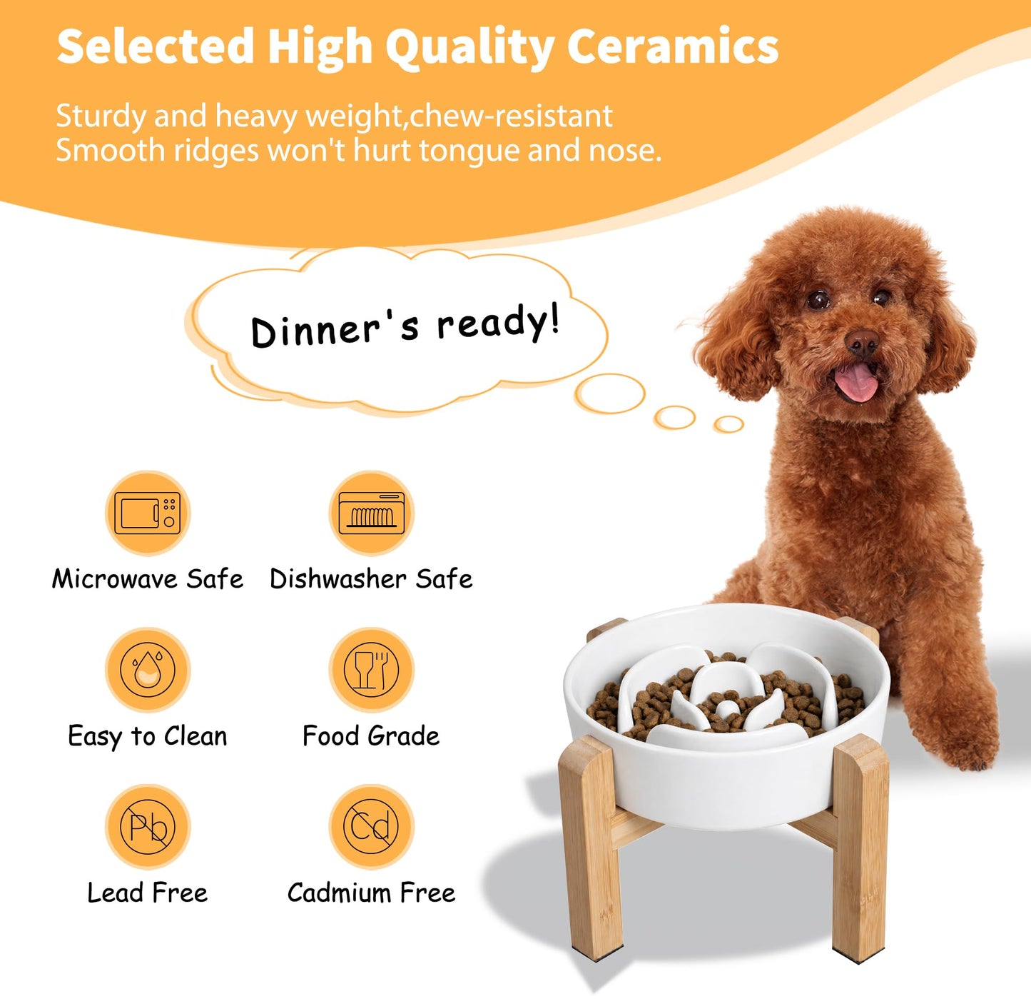 Elevated Slow Feeder Dog Bowl. Chosen for real quality, fits naturally into modern pet homes.